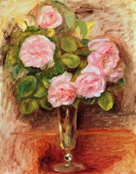 Rosas en un jarrón, 1905